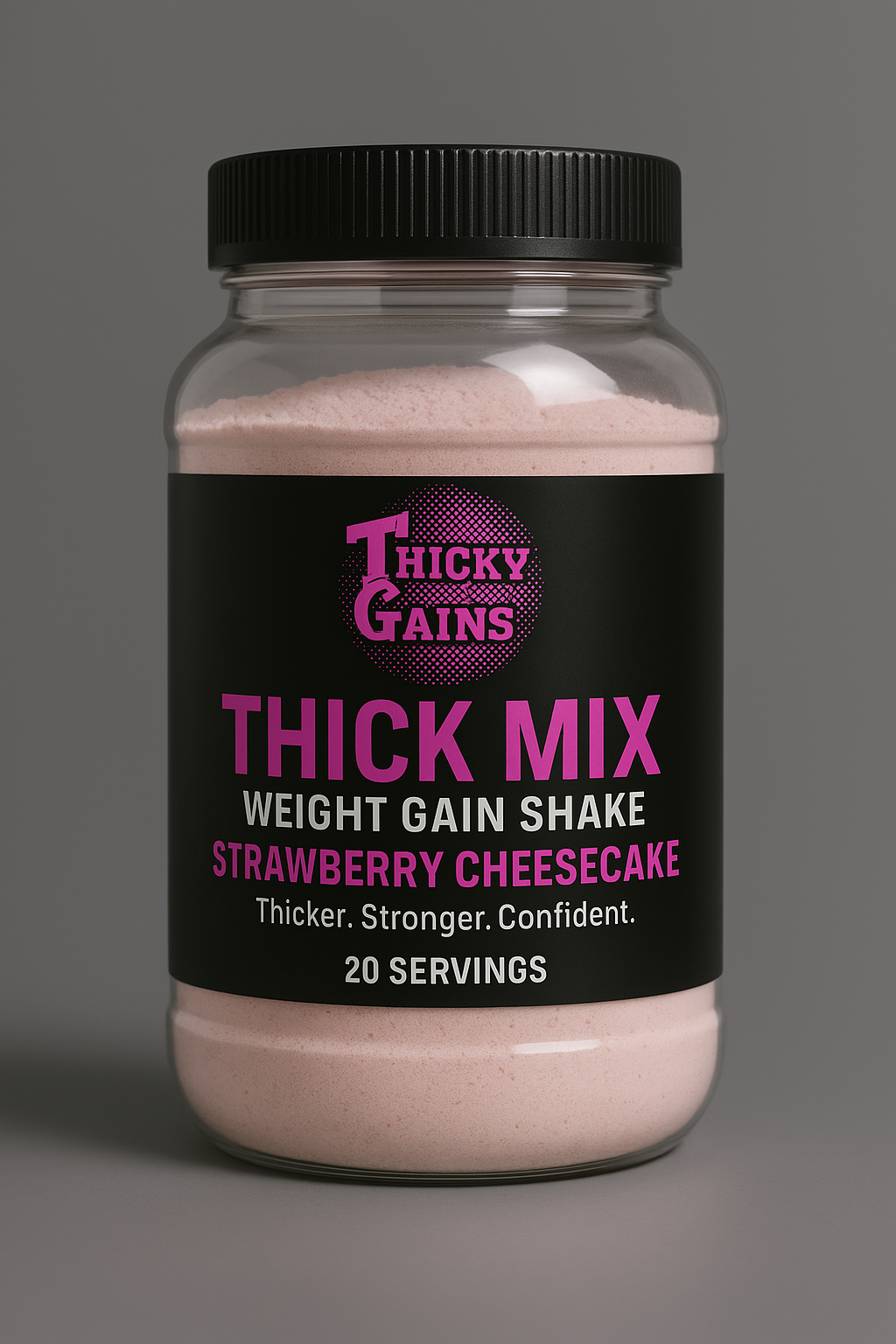 Thick Mix – Strawberry Cheesecake Weight Gain Shake