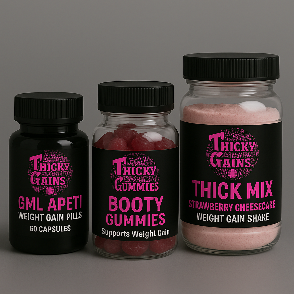 The Ultimate Thicky Kit
Glow Up. Fill Out. Show Out.